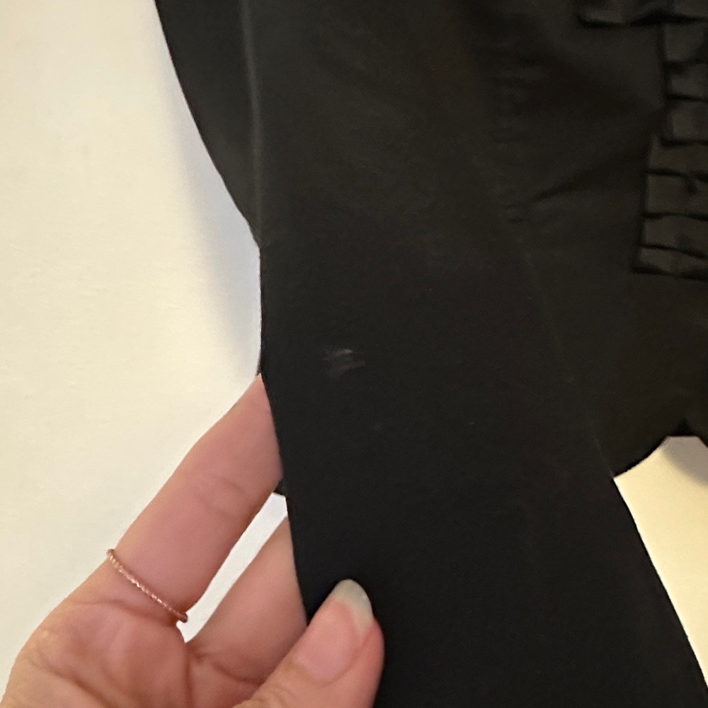 Kenar Black Ruffled Blazer - Picture 5 of 9